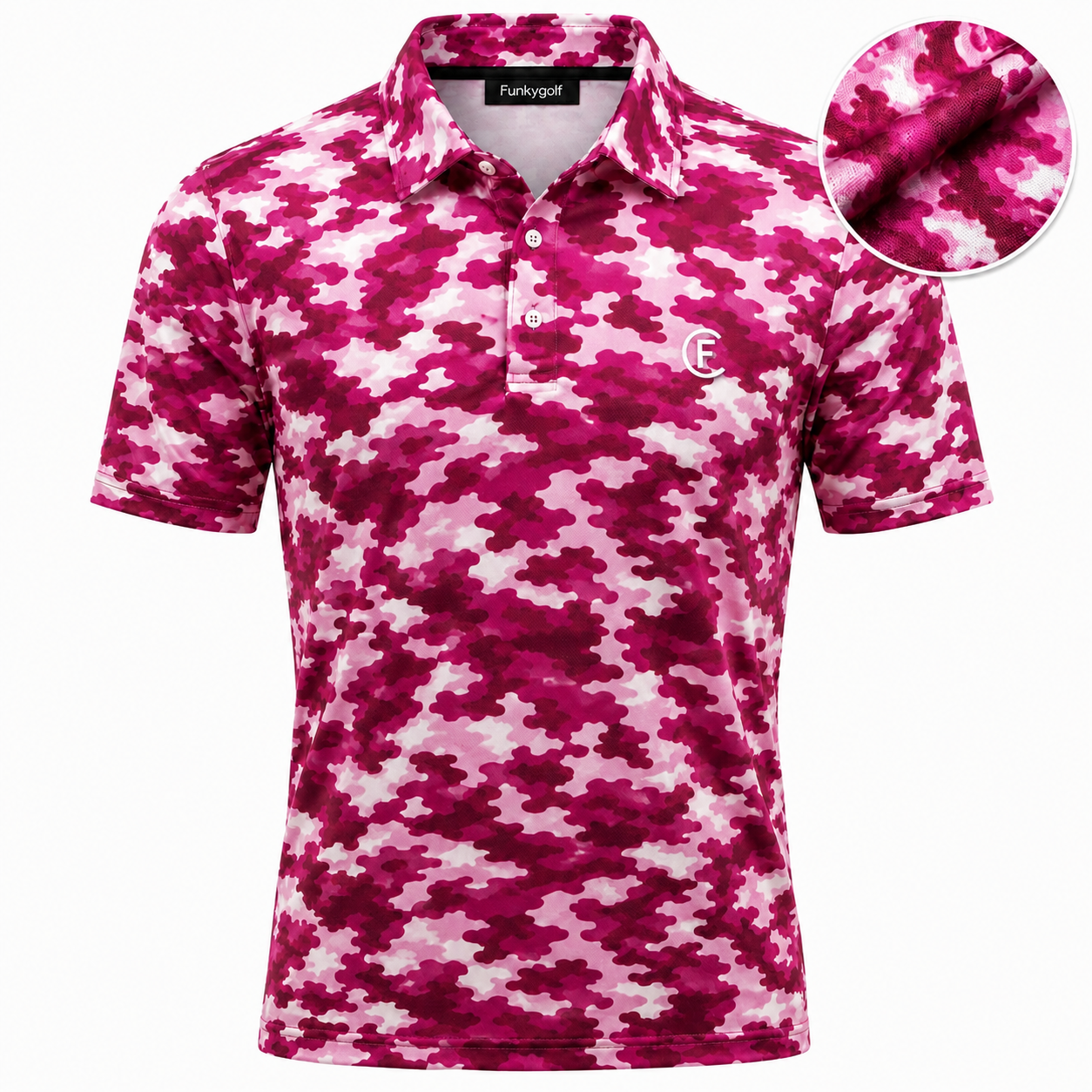 Funky Golf Camo Collection Polo