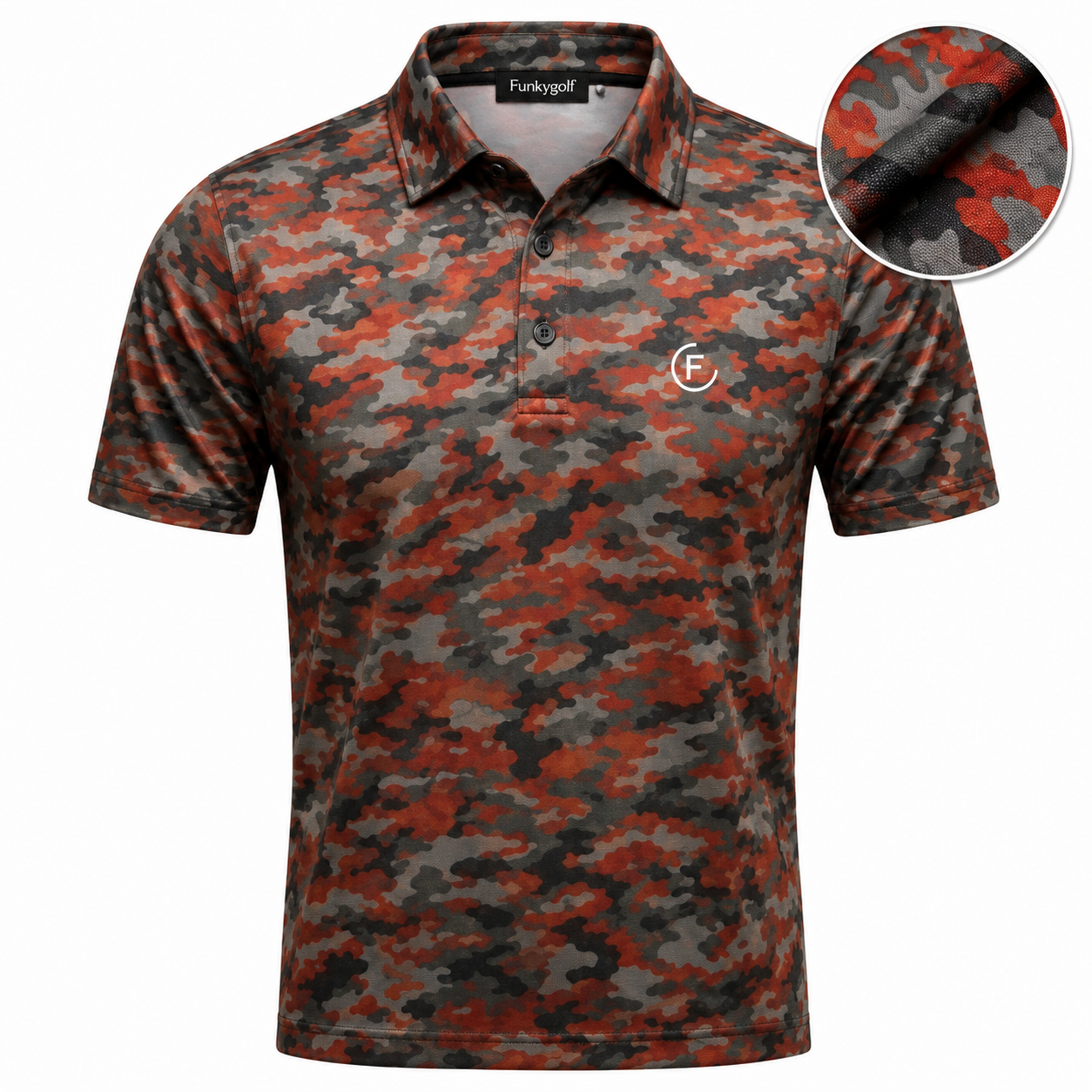 Funky Golf Camo Collection Polo