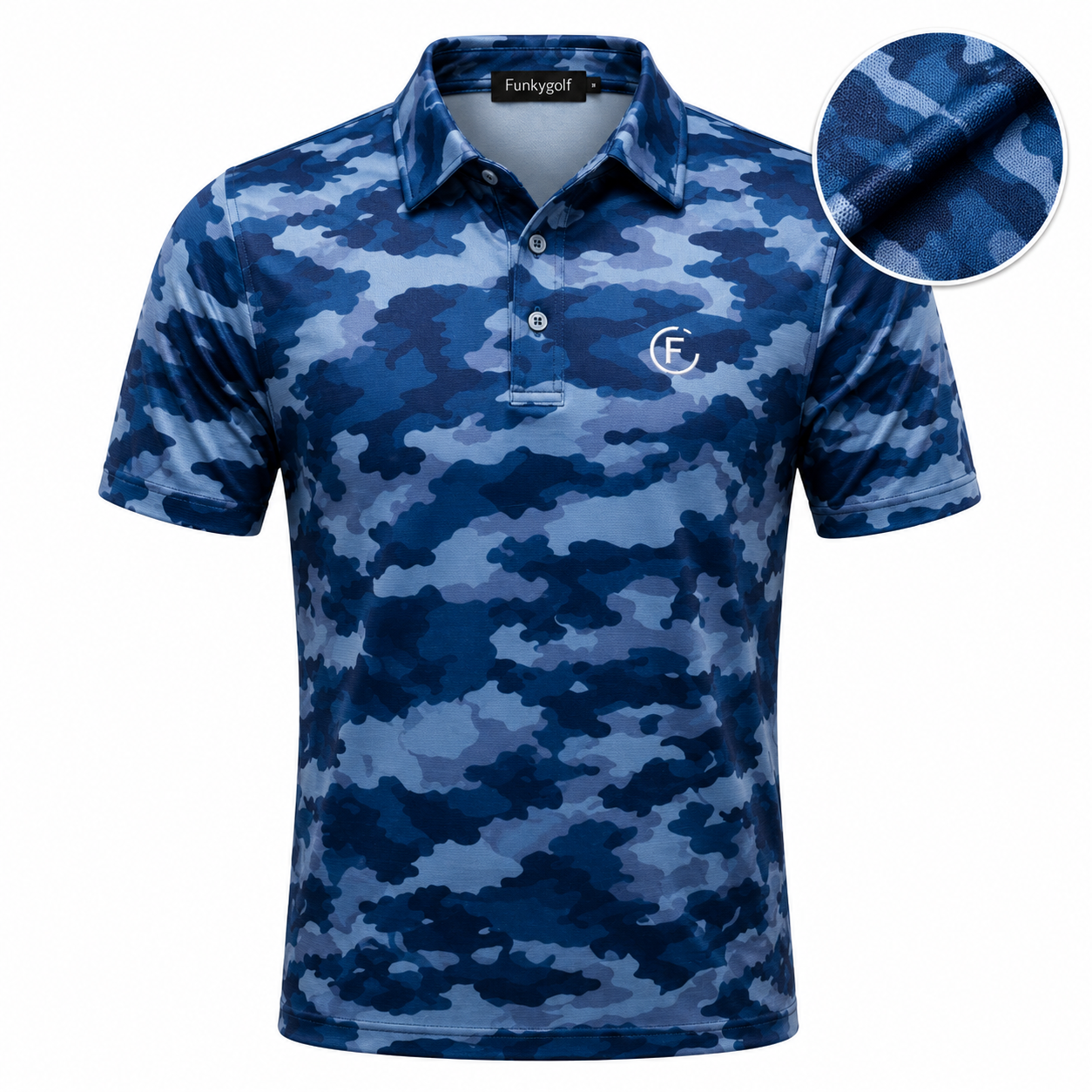 Funky Golf Camo Collection Polo