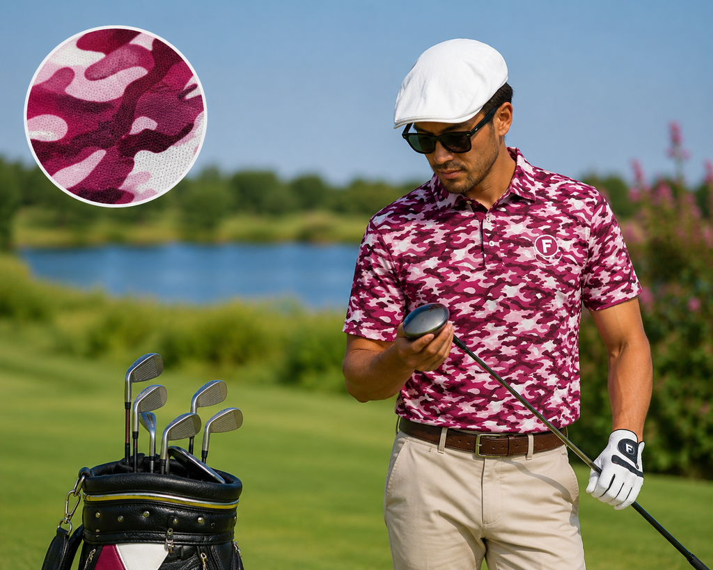Funky Golf Camo Collection Polo