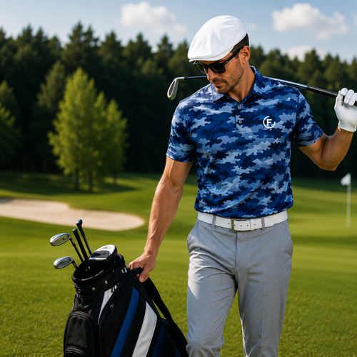 Funky Golf Camo Collection Polo