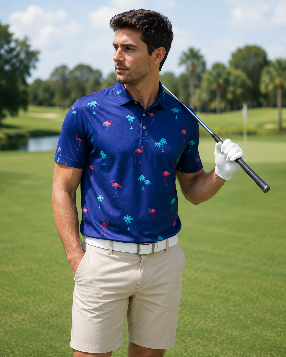 Flamingo Nights Polo