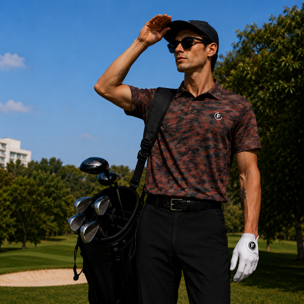 Funky Golf Camo Collection Polo