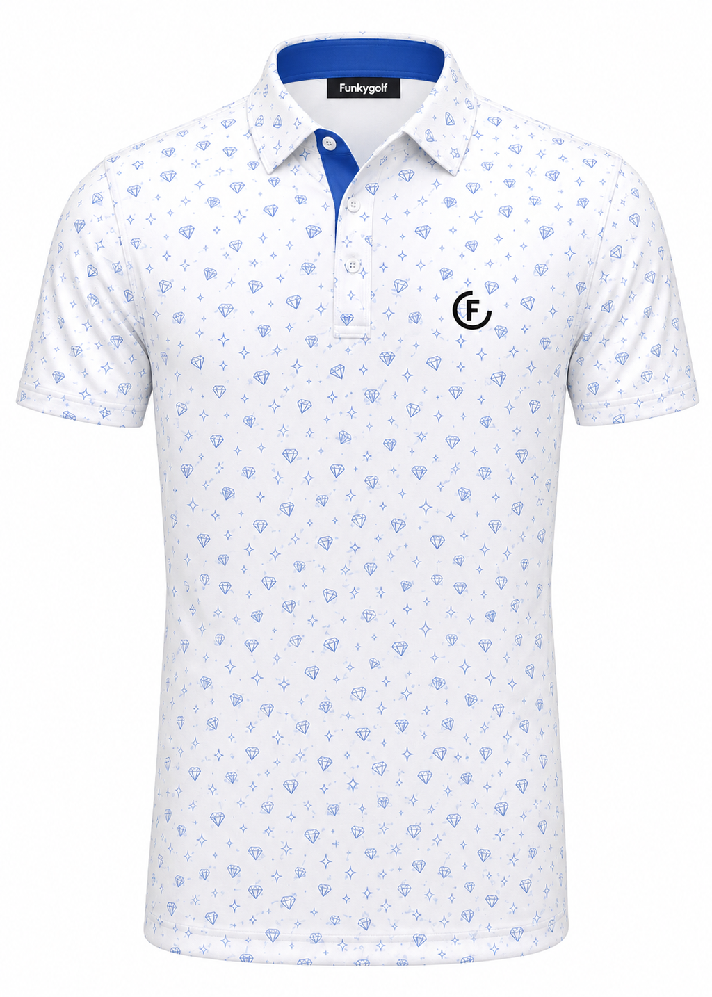 Funky Golf Diamond Drive Collection Polo