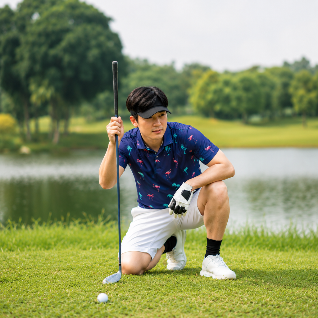 Funky Golf Tropical Performance Polo