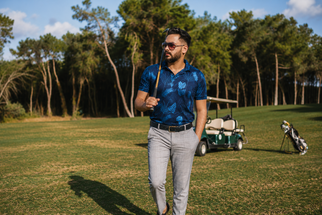 Funky Golf Tropical Performance Polo