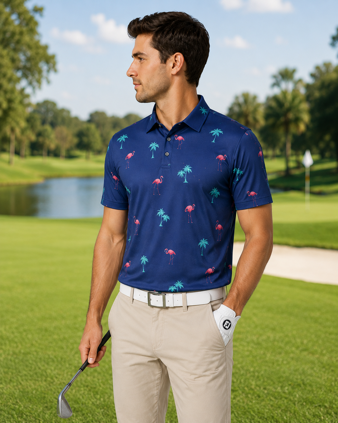 Flamingo Nights Polo