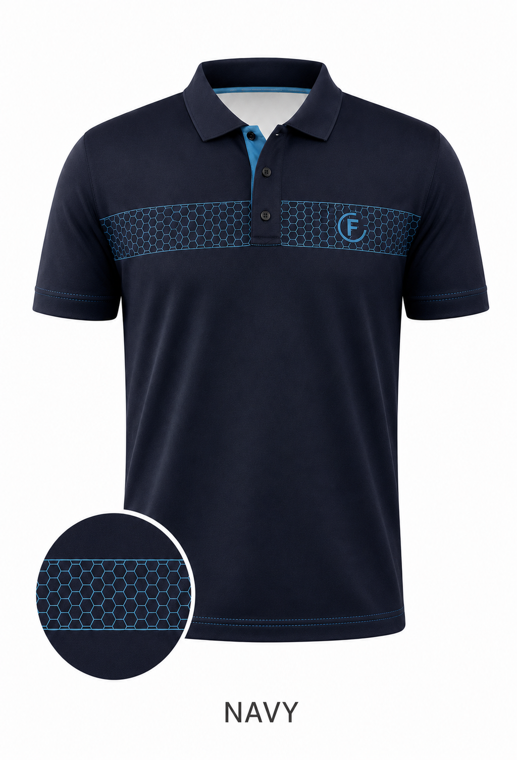 Funky Golf Hex Collection Polo