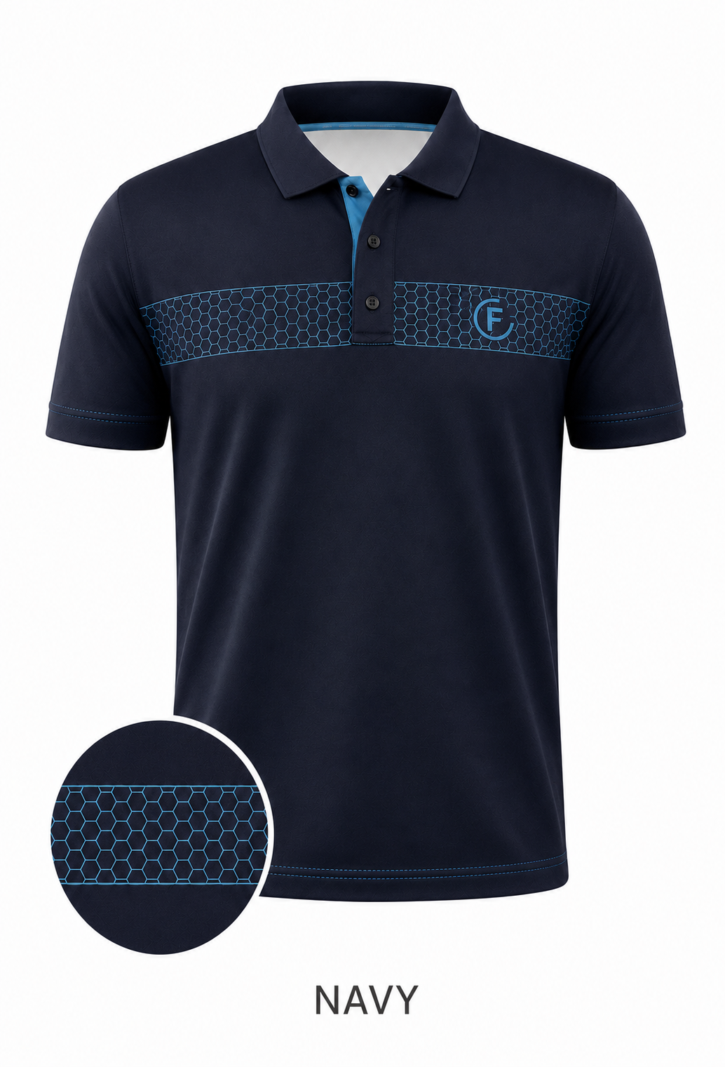 Funky Golf Hex Collection Polo