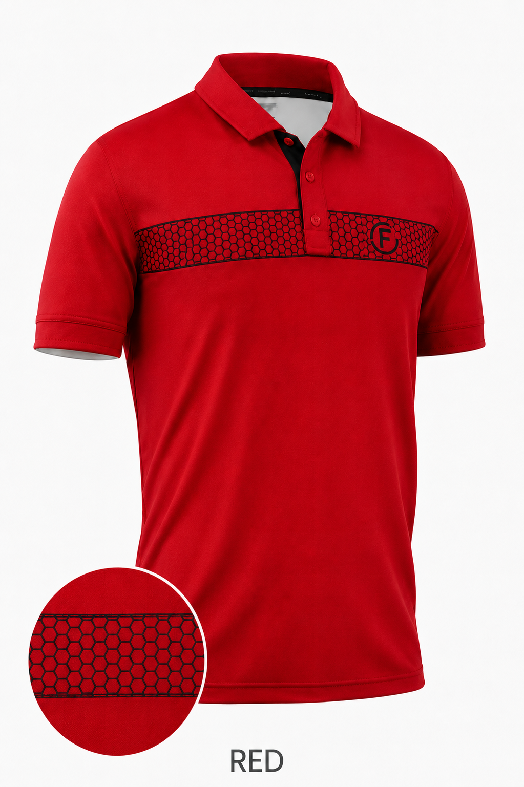 Funky Golf Hex Collection Polo