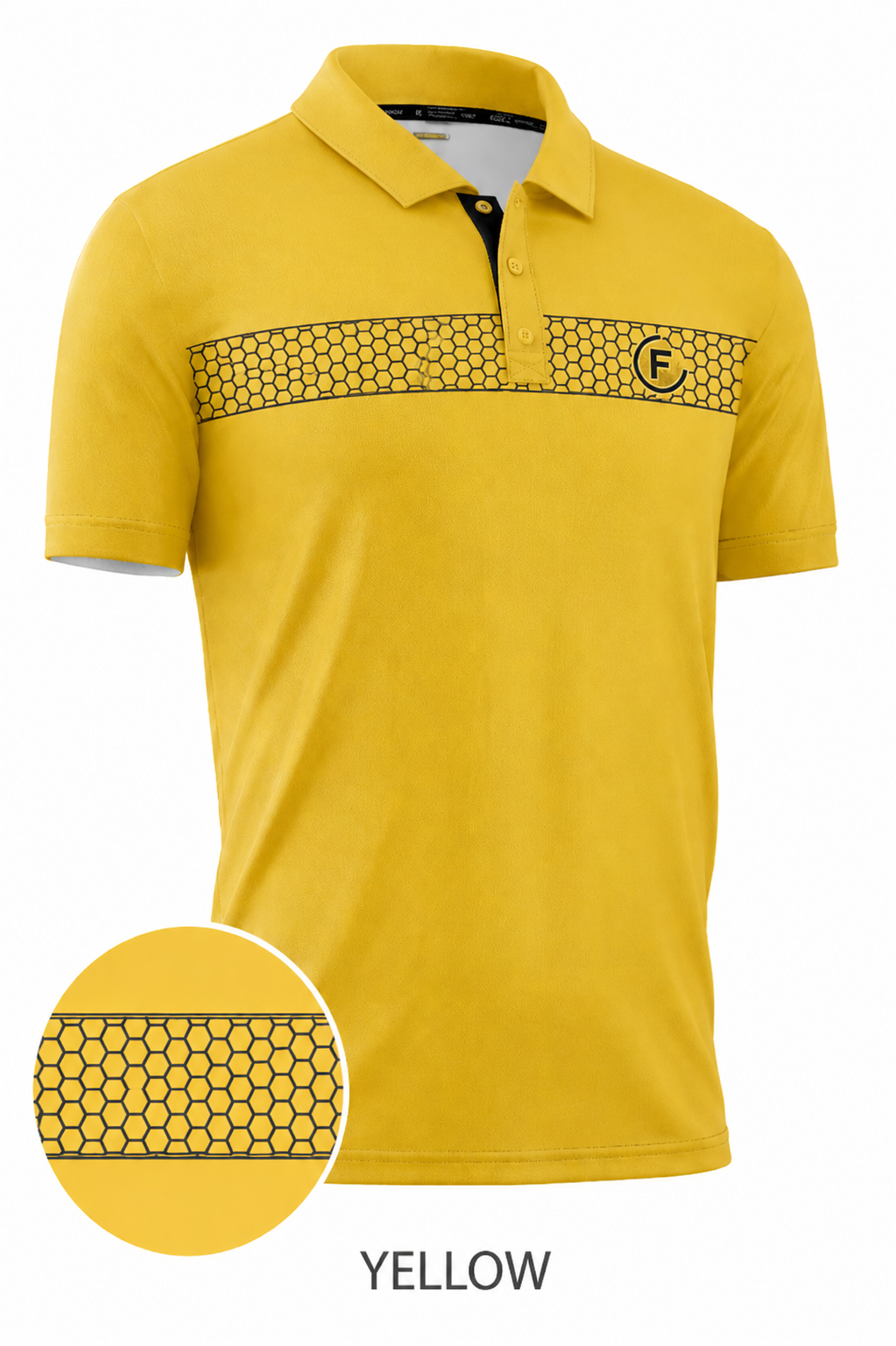 Funky Golf Hex Collection Polo