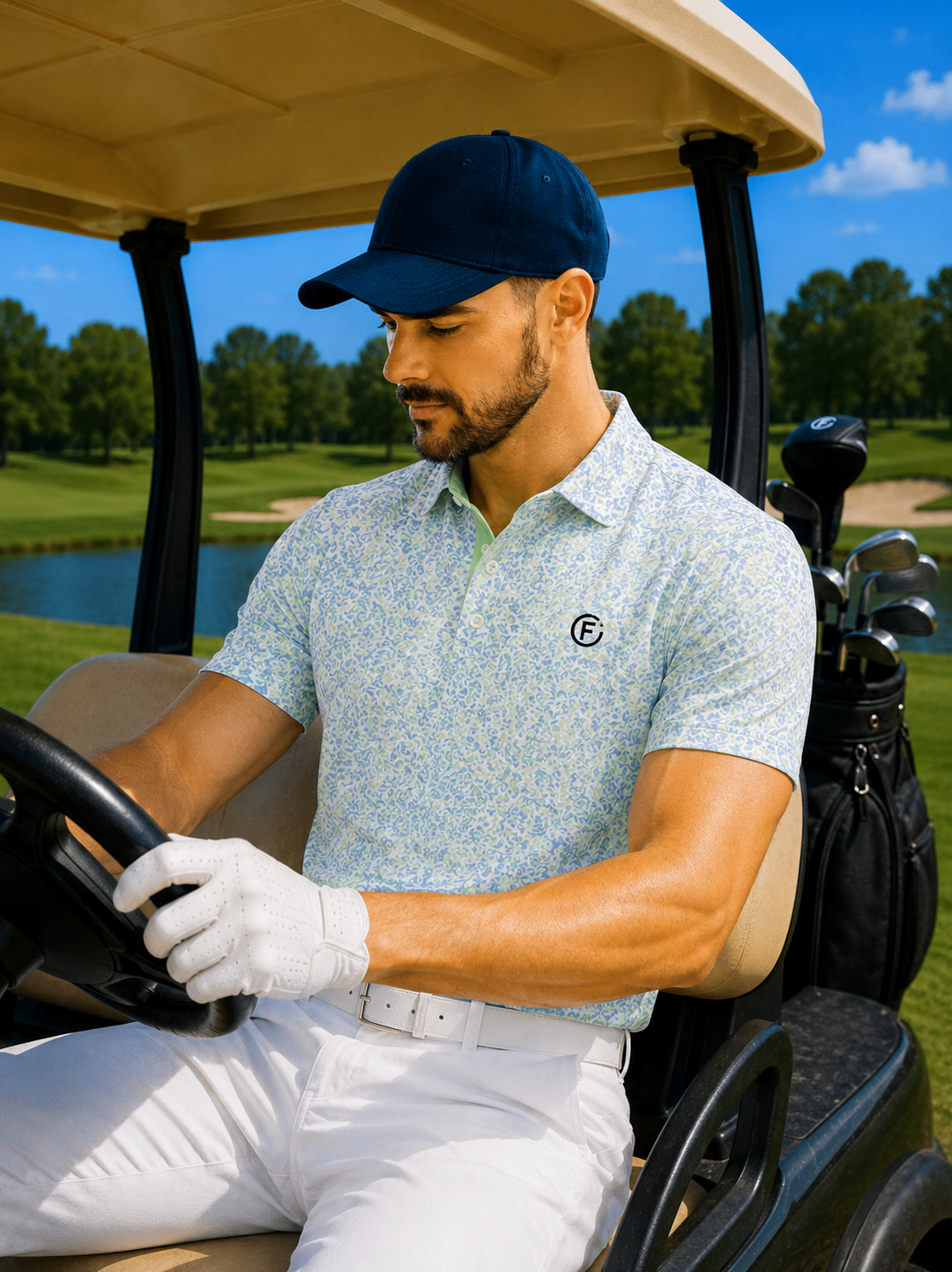 Funky Golf Fairways Collection Polo