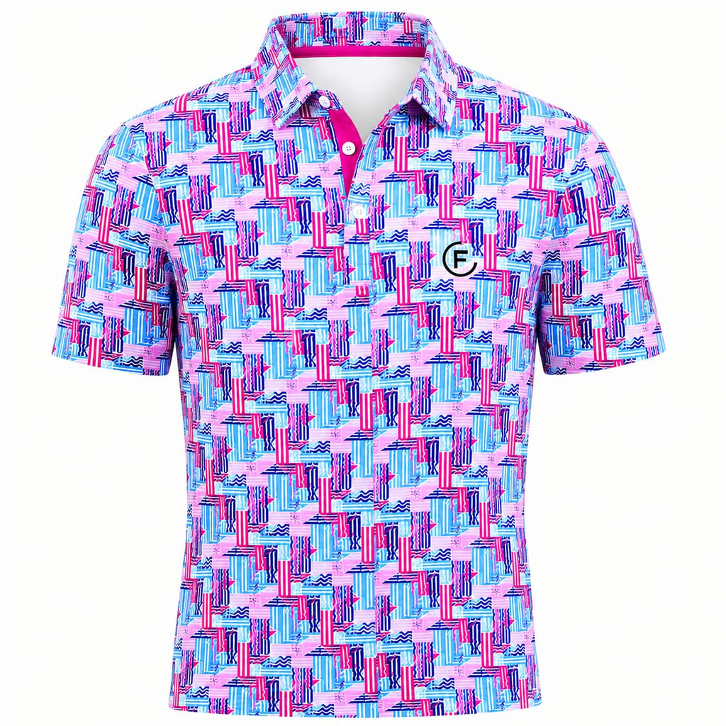 Funky Golf Gold Rush Collection Polo