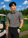 Funky Golf Paisley Elite Polo — Steel