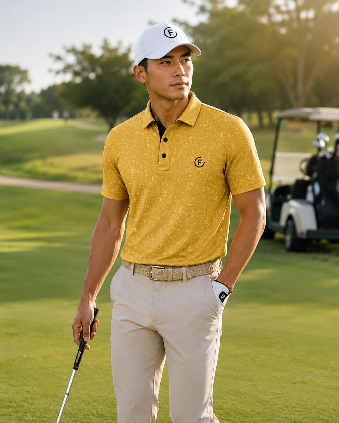 Funky Golf Paisley Elite Polo