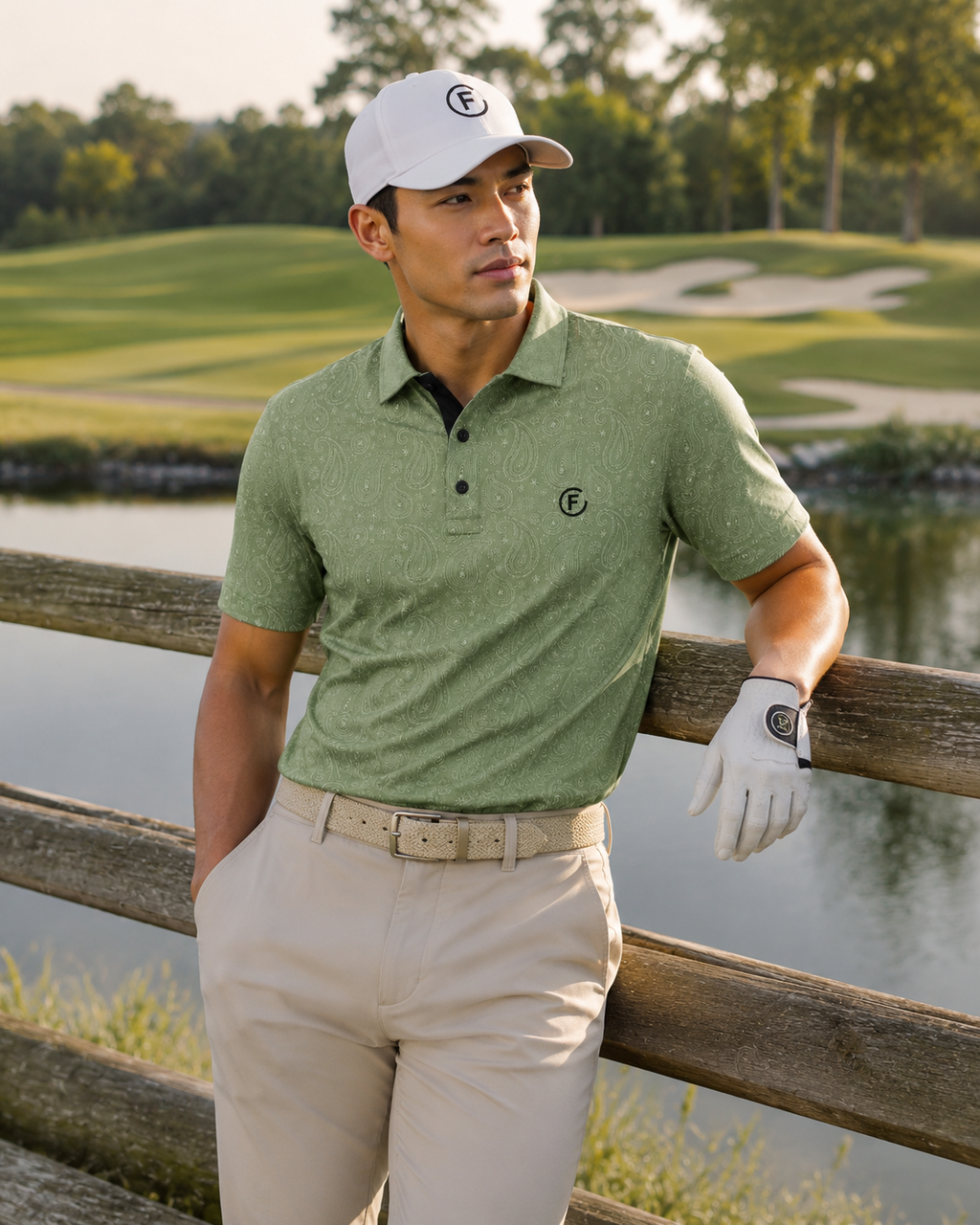Funky Golf Paisley Elite Polo