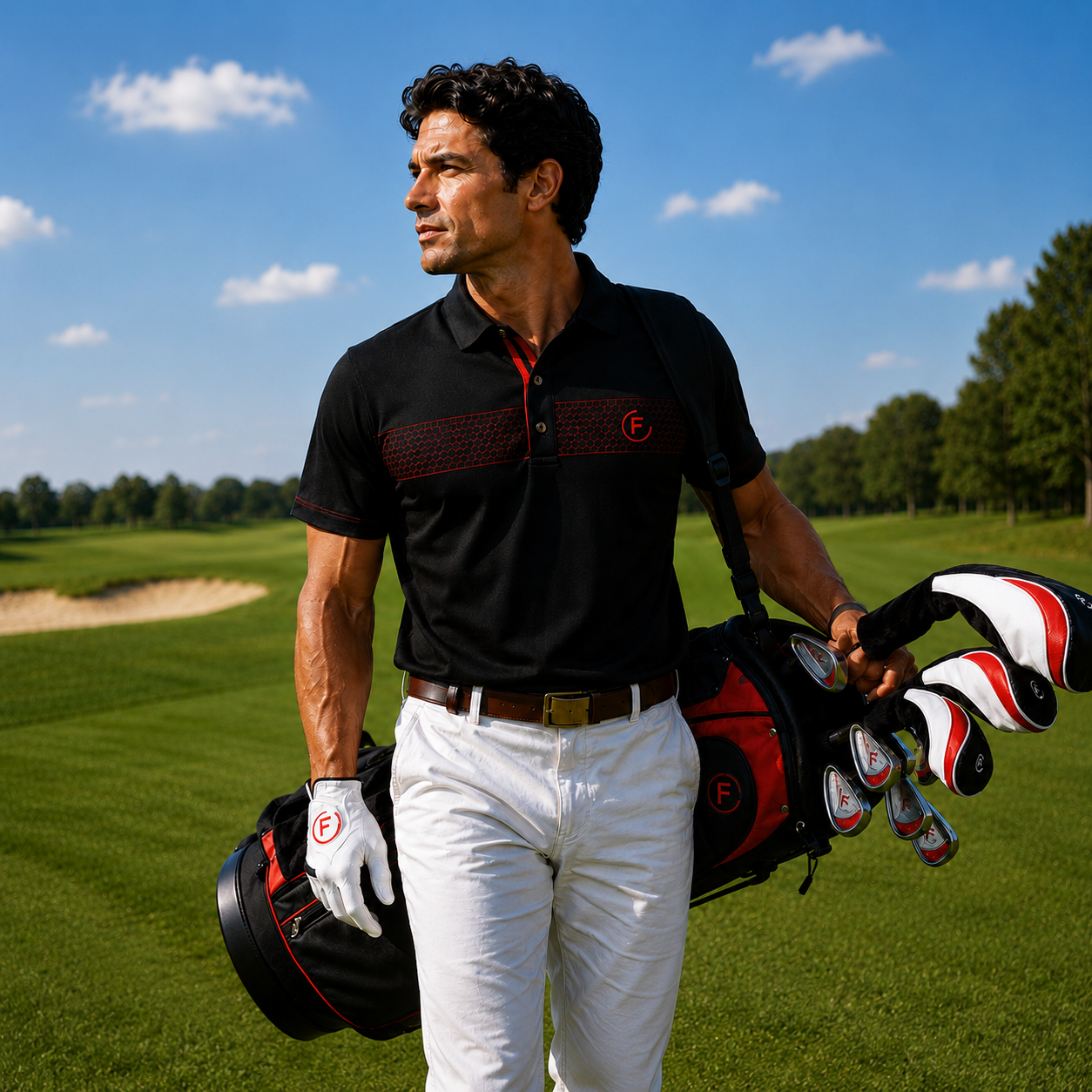 Funky Golf Hex Collection Polo
