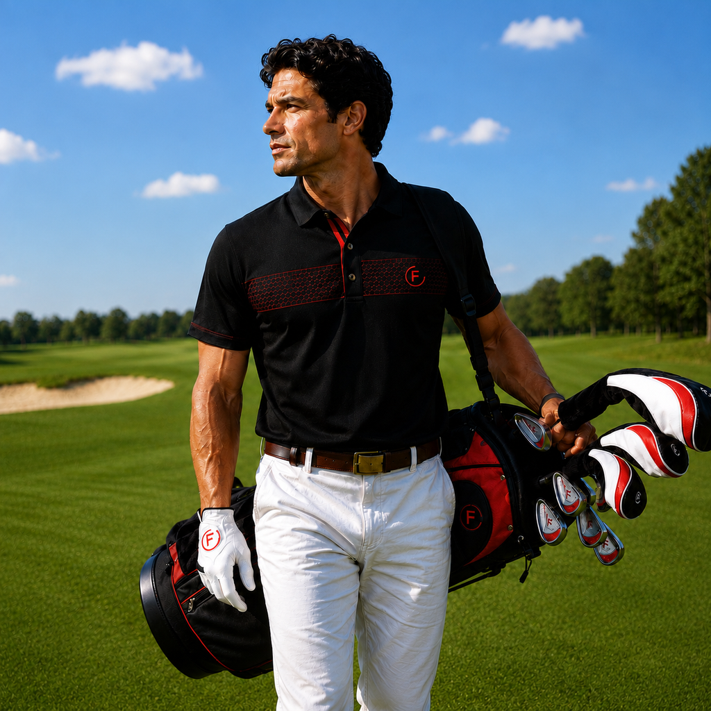 Funky Golf Hex Collection Polo
