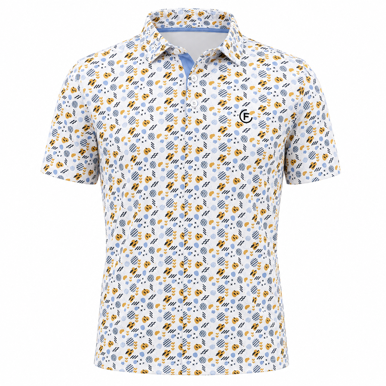 Funky Golf Gold Rush Collection Polo