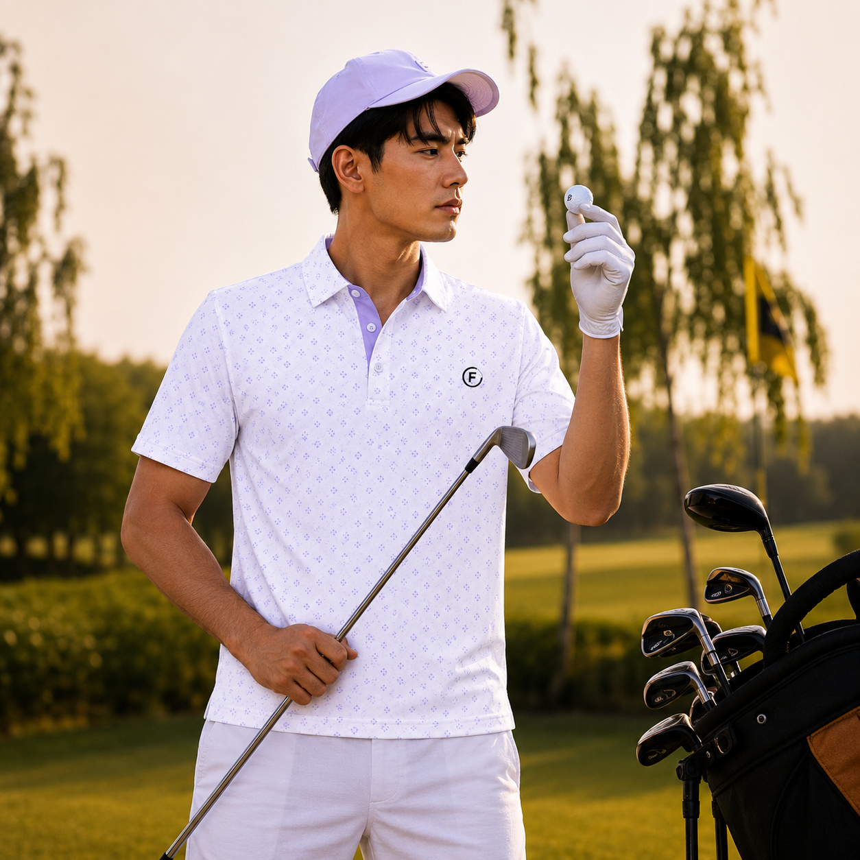 Funky Golf Diamond Drive Collection Polo