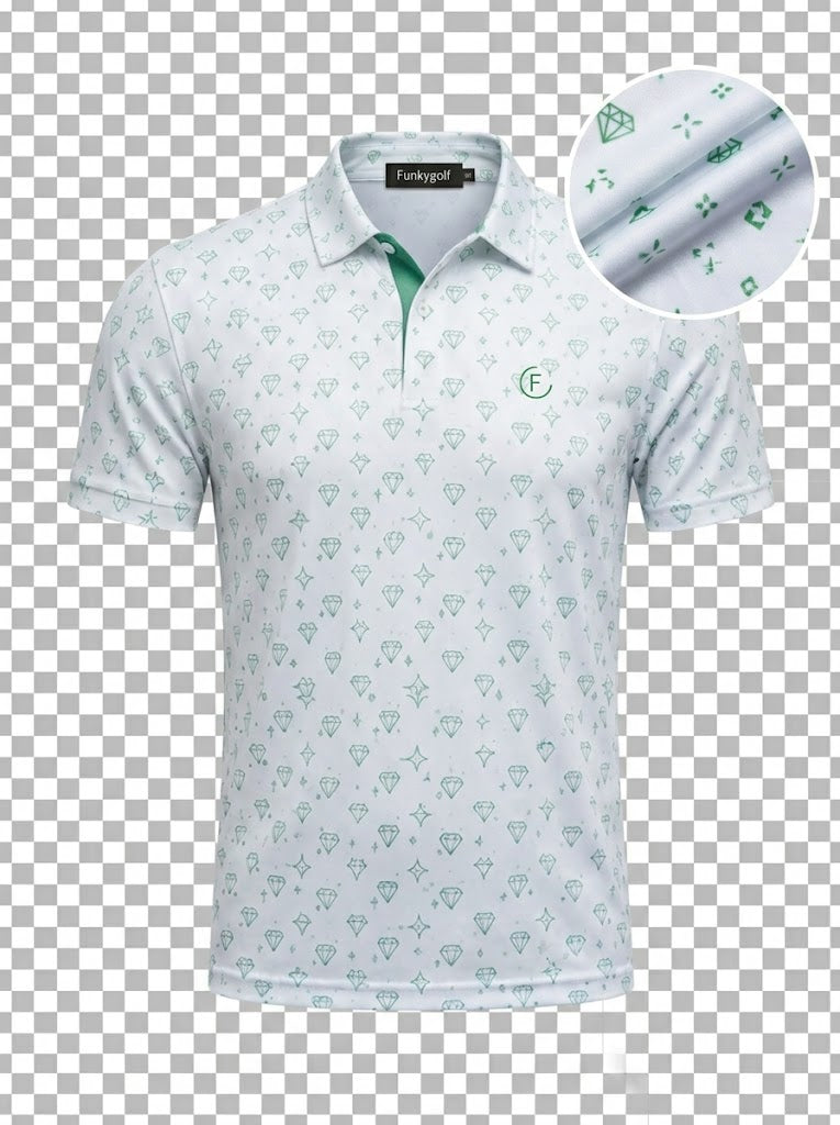 Funky Golf Diamond Drive Collection Polo
