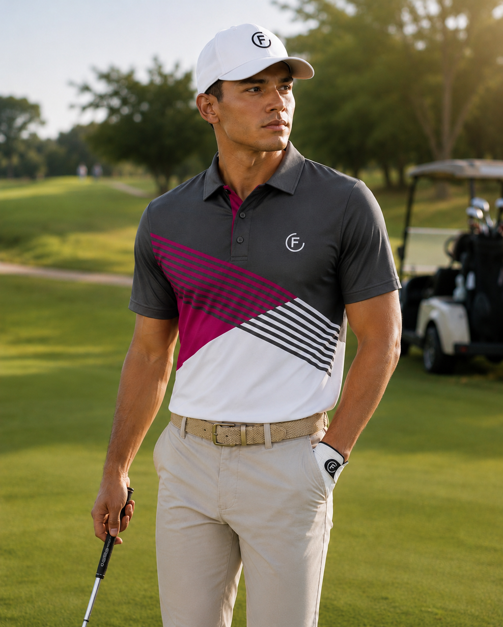 Funky Golf Steel Collection Polo