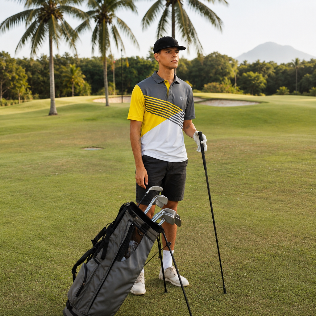 Funky Golf Steel Collection Polo