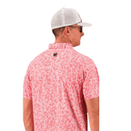 Polo ShirtFunky Bros Polo – Coral Bloom