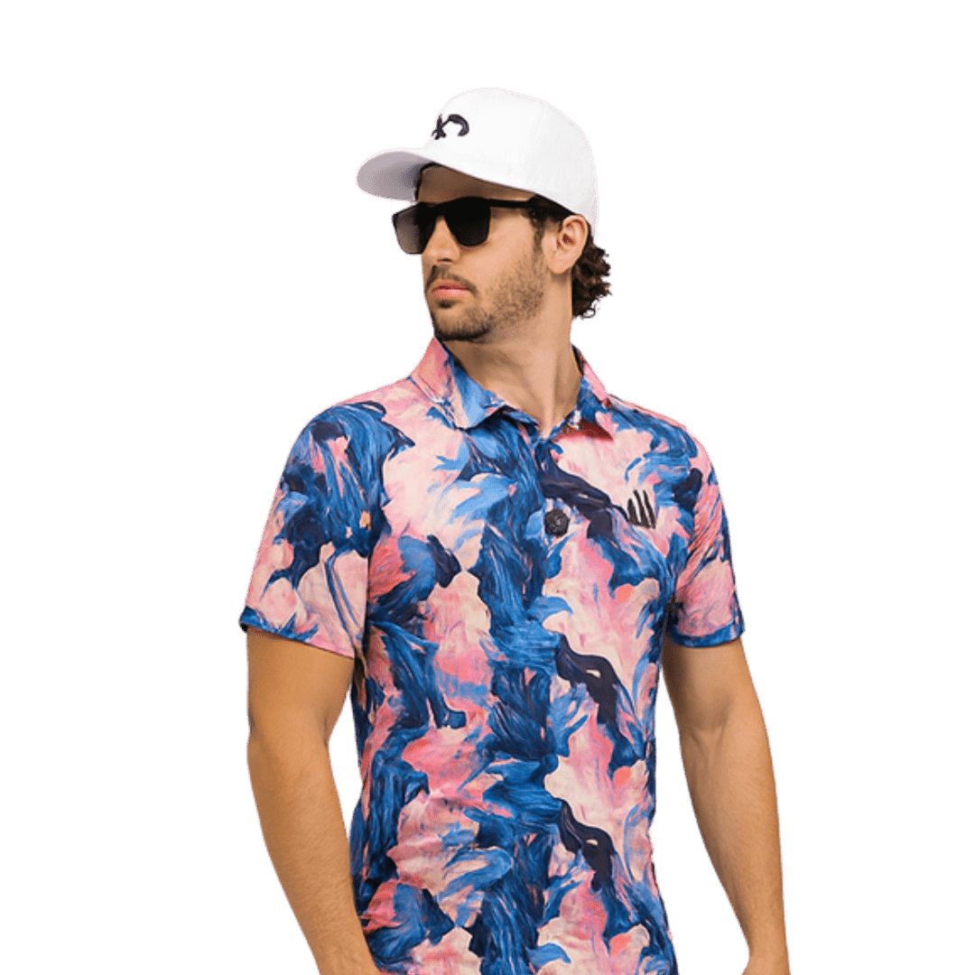 Polo ShirtFunky Bros Polo – Electric Wave