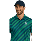 Polo ShirtFunky Bros Polo – Emerald Stripes