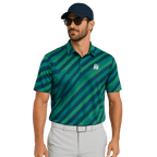 Polo ShirtFunky Bros Polo – Emerald Stripes