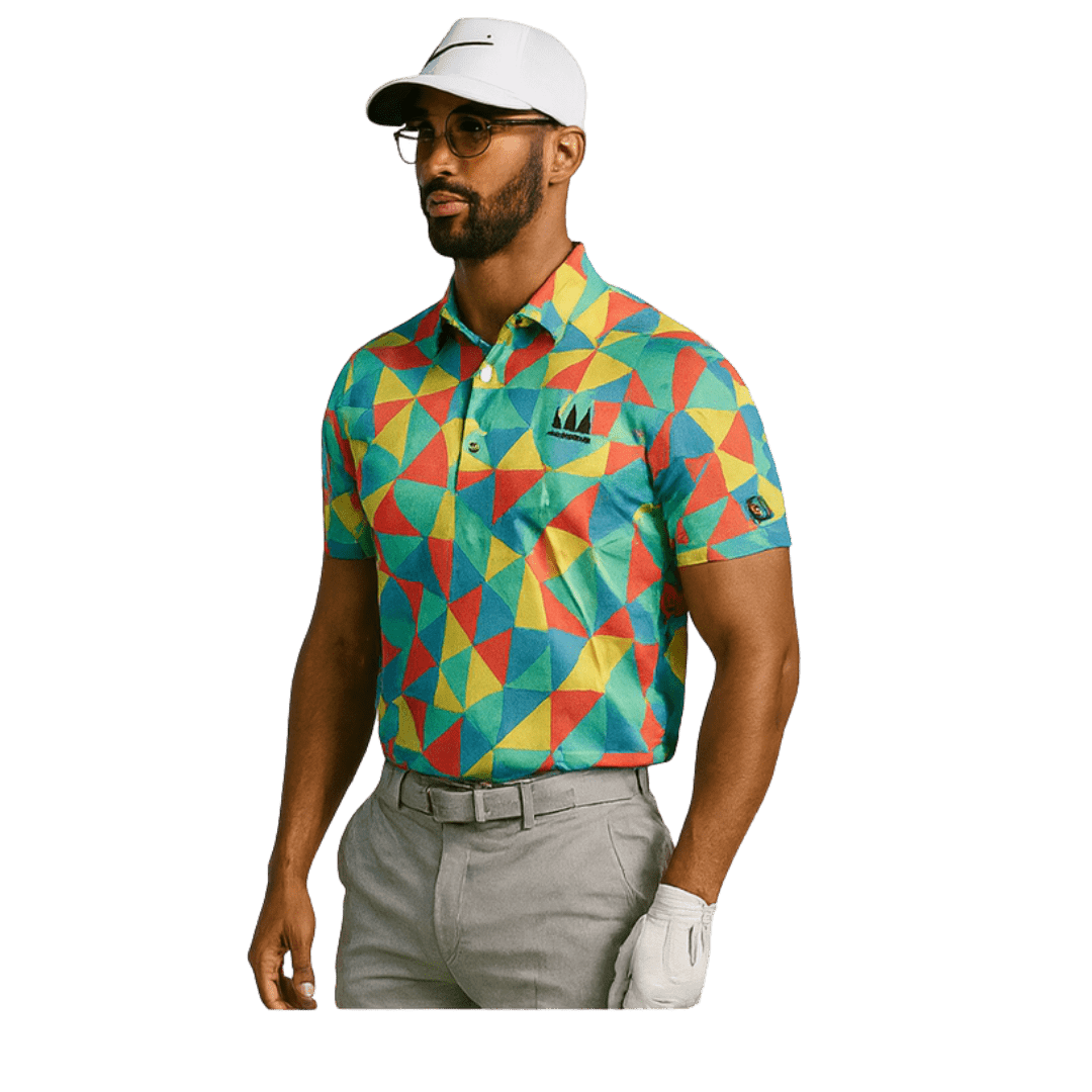 Polo ShirtFunky Bros Polo – Geo Vibes