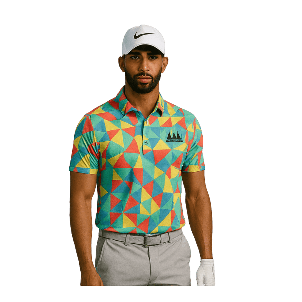 Polo ShirtFunky Bros Polo – Geo Vibes