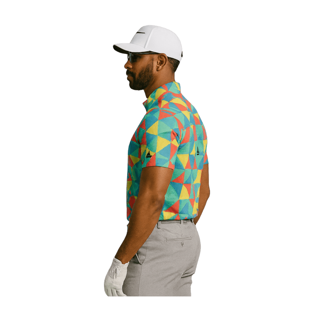 Polo ShirtFunky Bros Polo – Geo Vibes