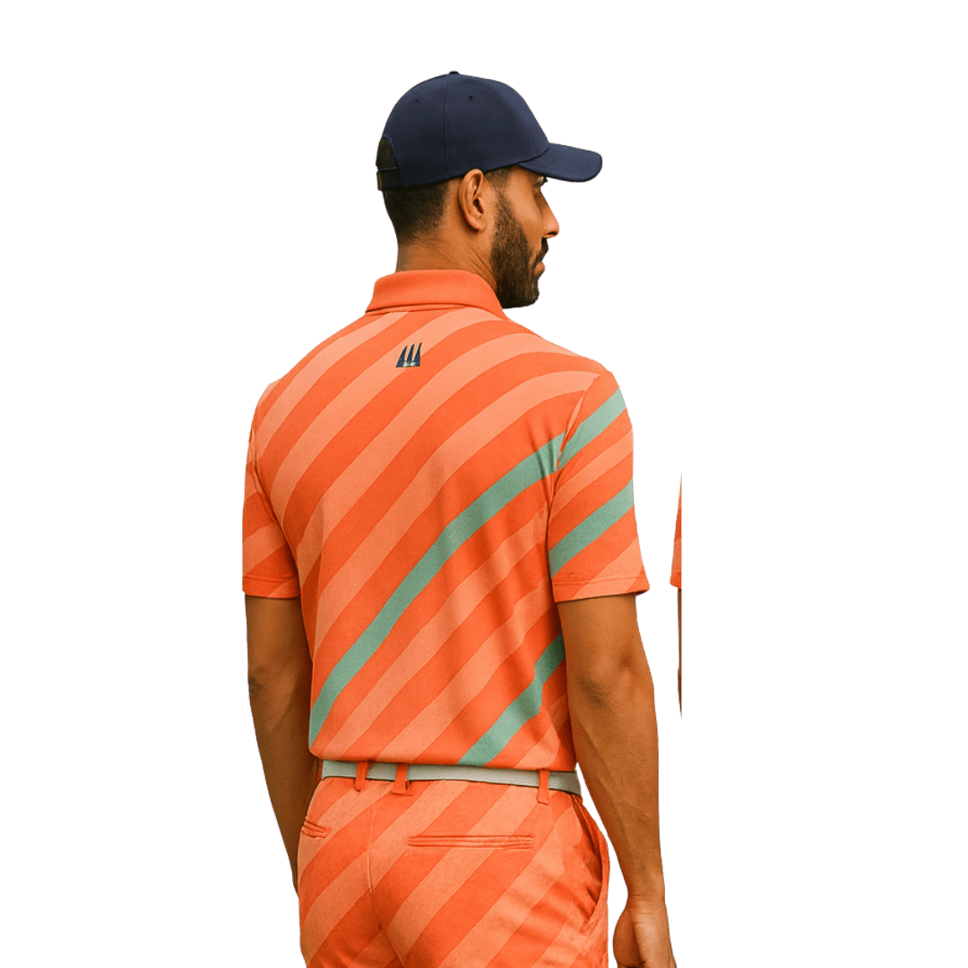 Polo ShirtFunky Bros Polo – Sunset Stripes
