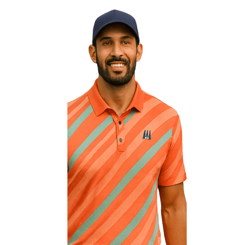 Polo ShirtFunky Bros Polo – Sunset Stripes