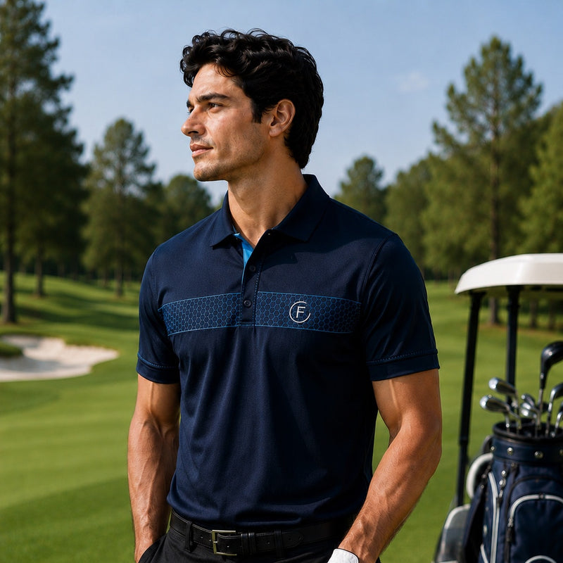 Funky Golf Fairways Polo - Lime