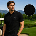 Funky Golf Night Shift Polo - Diamond Black