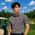 Funky Golf Paisley Elite Polo - Steel
