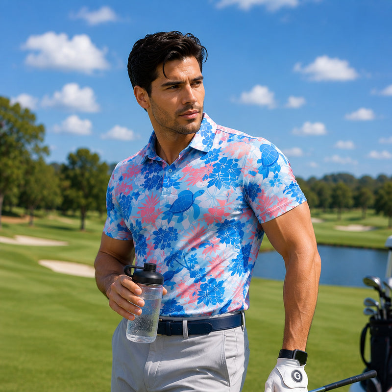 Funky Golf Tropical Performance Polo - Default