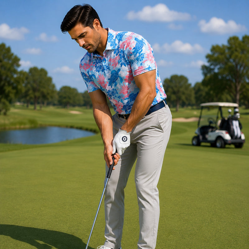 Funky Golf Tropical Performance Polo - Default