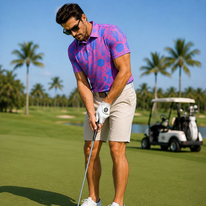 Funky Golf Tropical Performance Polo - Default