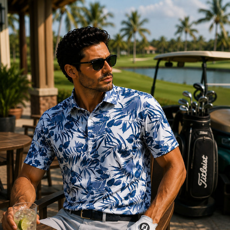 Funky Golf Tropical Performance Polo - Default