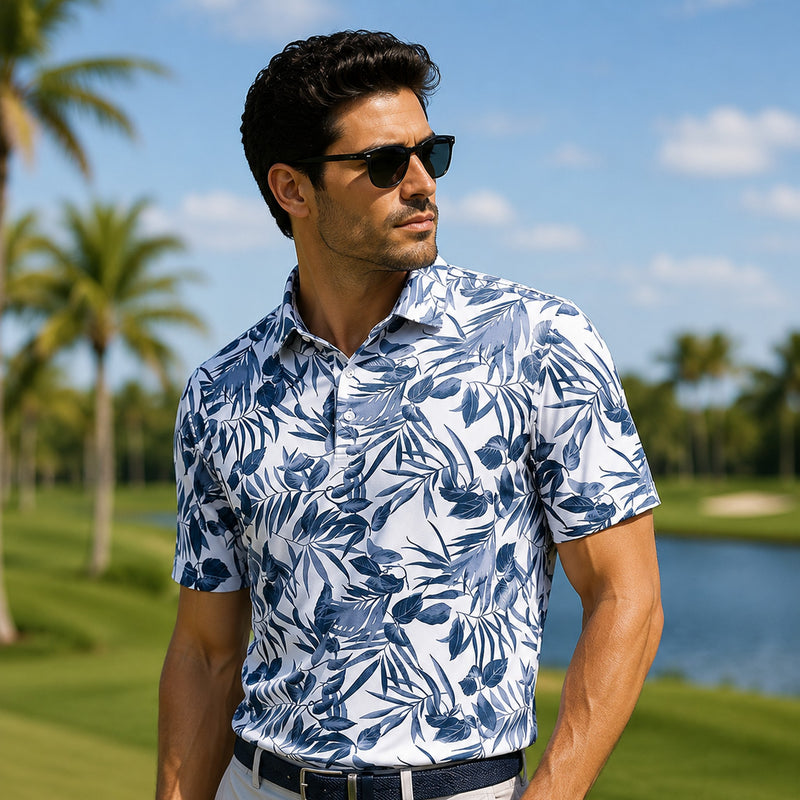 Funky Golf Tropical Performance Polo - Default