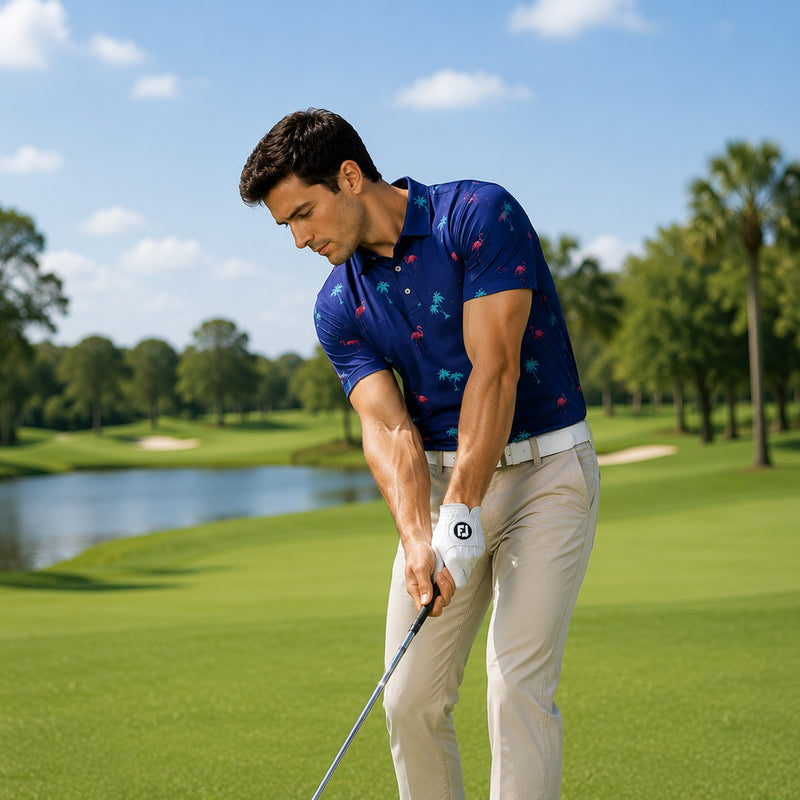 Funky Golf Tropical Performance Polo - Default