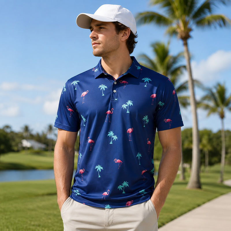 Funky Golf Tropical Performance Polo - Default
