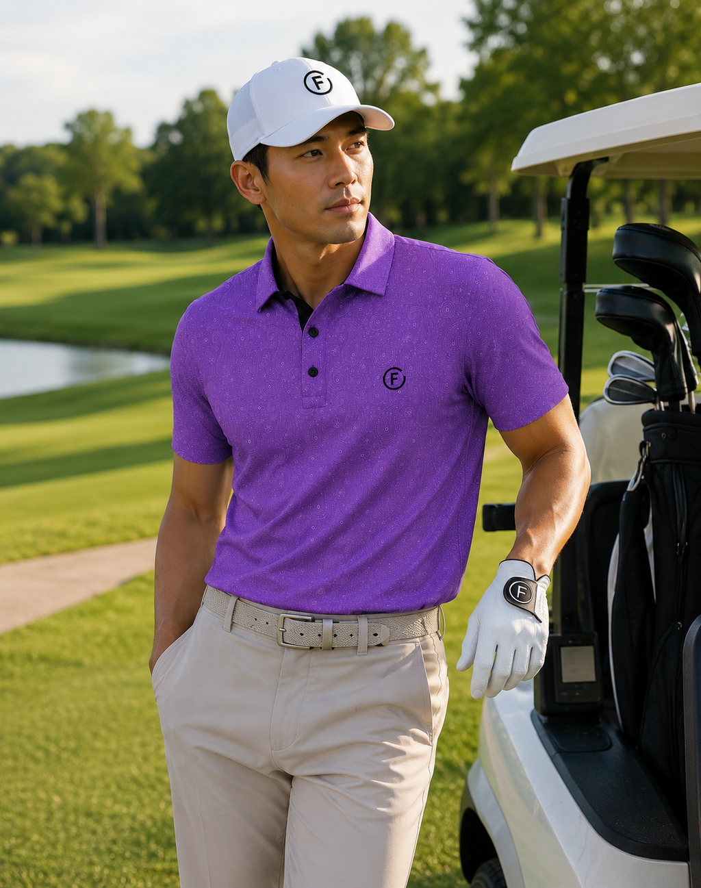 Funky Golf Paisley Elite Polo