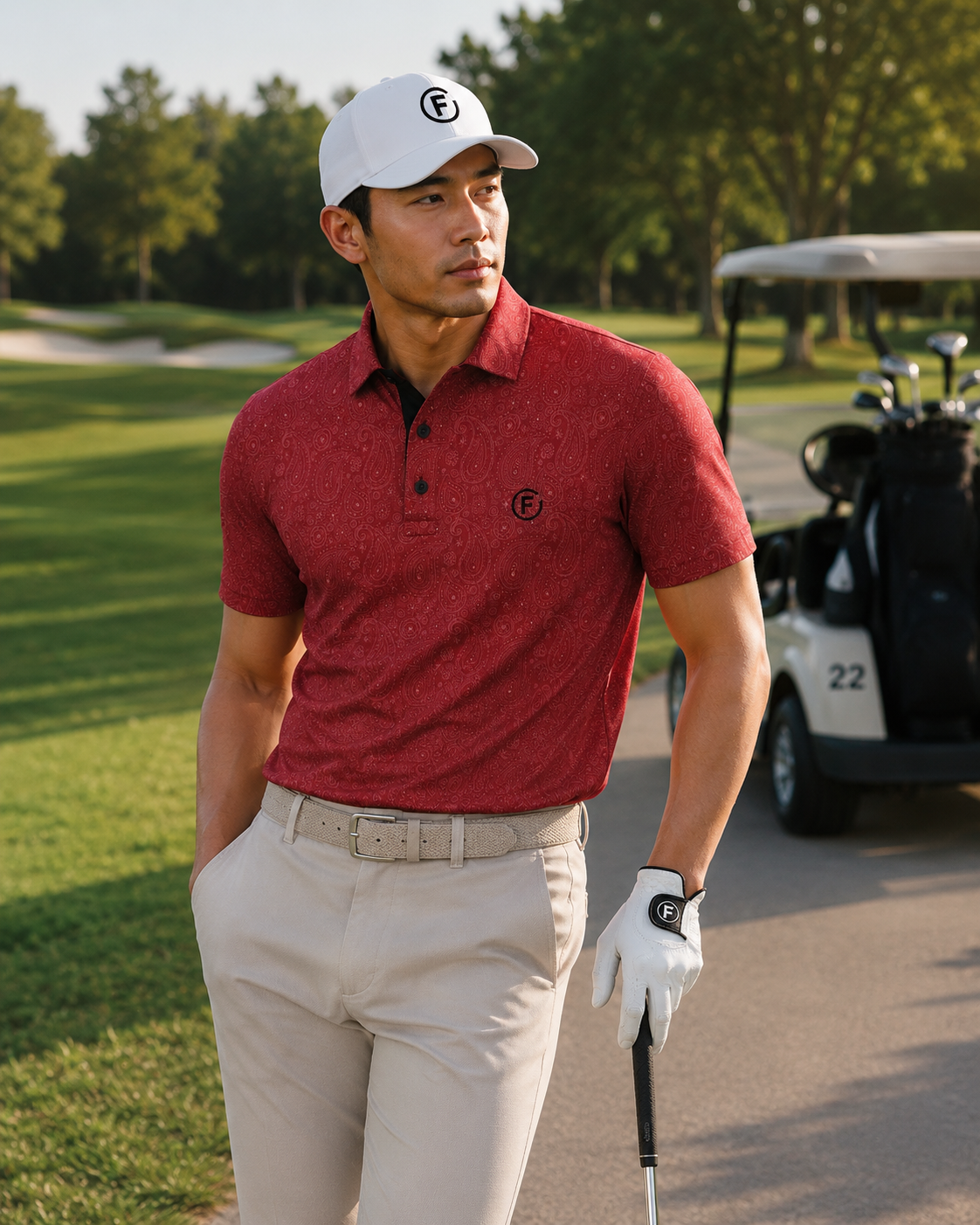 Funky Golf Paisley Elite Polo
