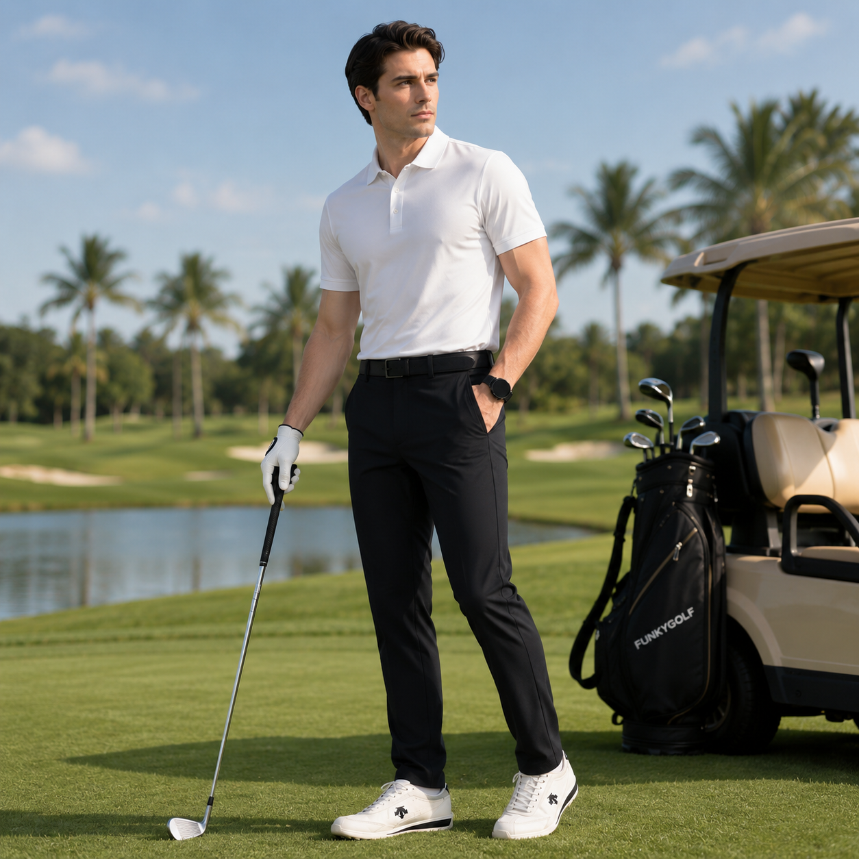 Men's Quick-Dry Performance Golf Trousers